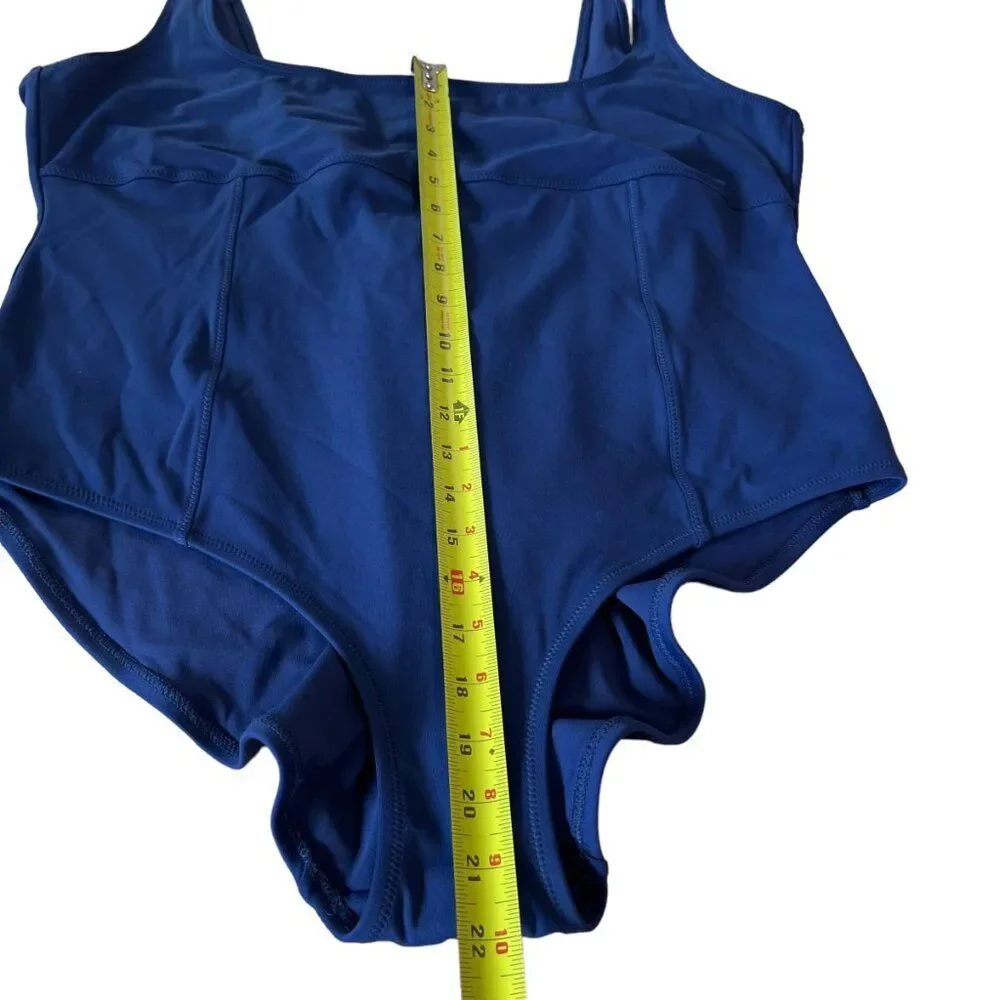 Skims One Piece Bathing Swim Suit Sculpting Women's Size‎ 3X Midnight Blue Beach